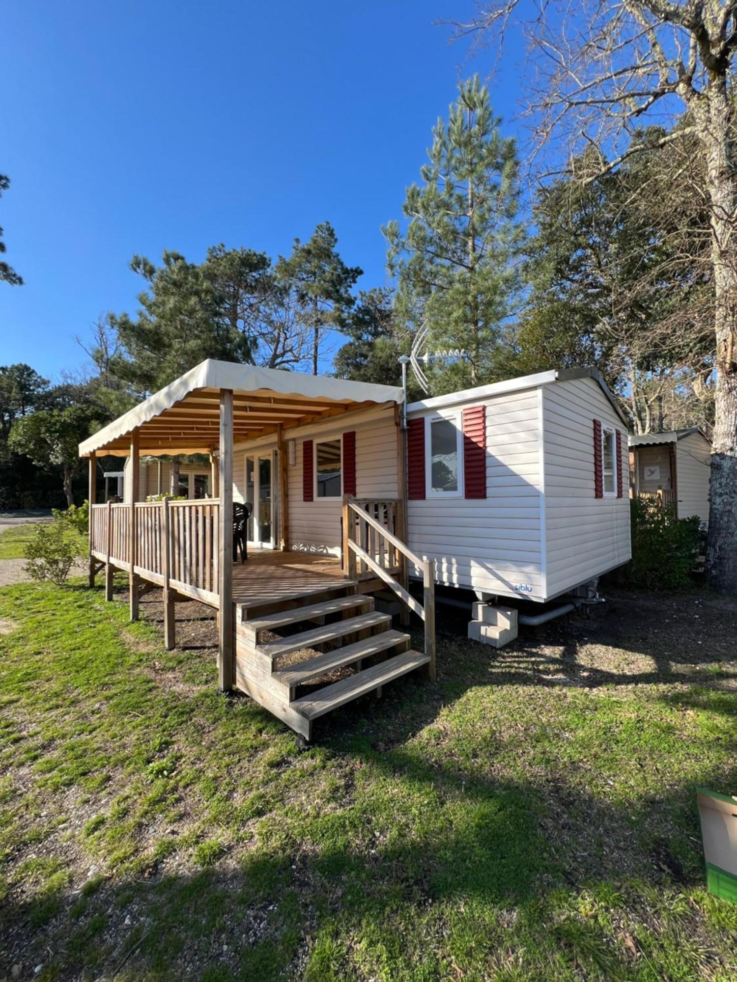 Mobilhome Grand Confort 6 Couchages Cap Ferret Lege-Cap-Ferret Bagian luar foto