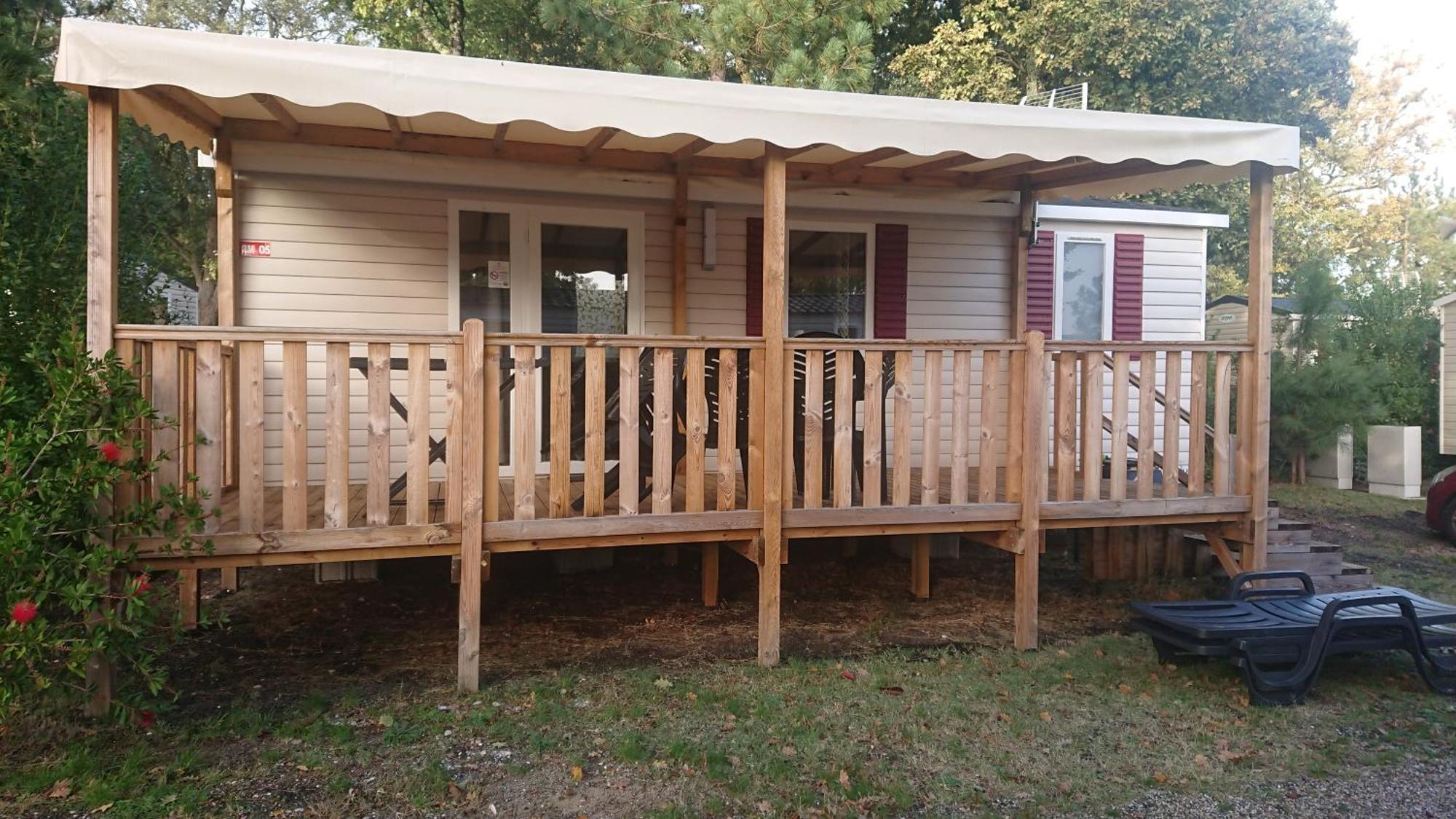 Mobilhome Grand Confort 6 Couchages Cap Ferret Lege-Cap-Ferret Bagian luar foto